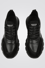 KENNETH COLE - סניקרס עור משולב שחור - MASHBIR//365
