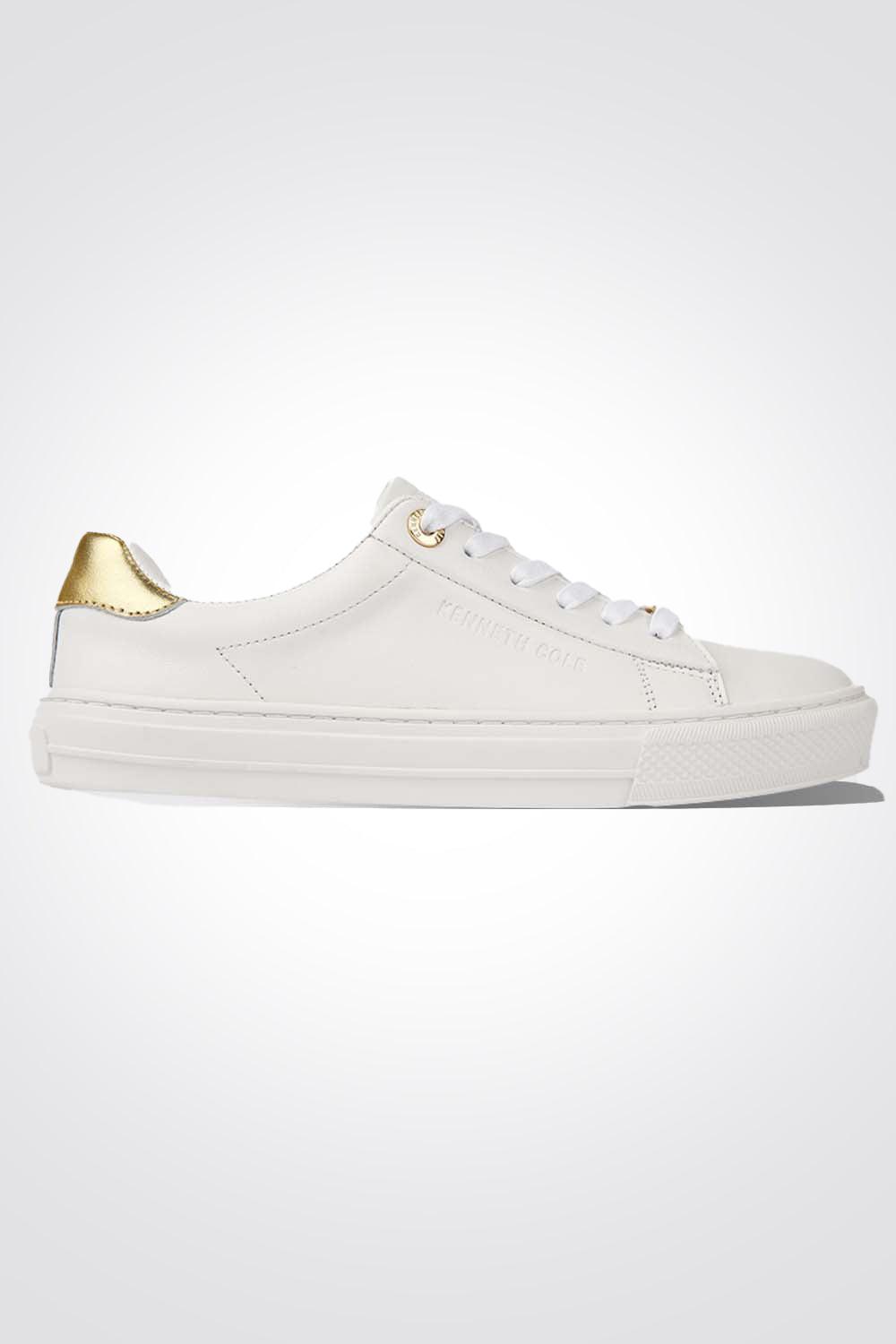 KENNETH COLE - סניקרס עור WHITE GOLD - MASHBIR//365