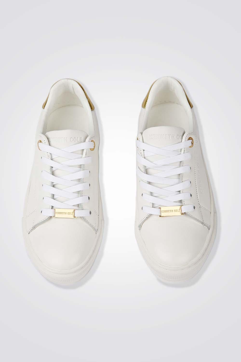 KENNETH COLE - סניקרס עור WHITE GOLD - MASHBIR//365