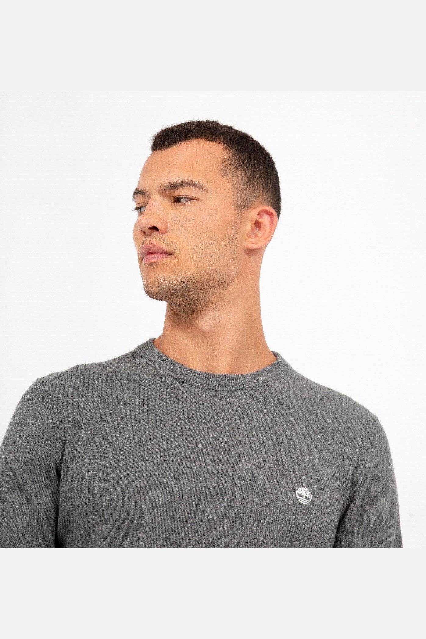 TIMBERLAND - סריג CREW NECK בצבע אפור - MASHBIR//365