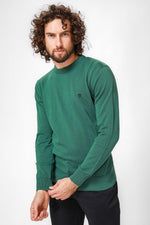 TIMBERLAND - סריג CREW NECK בצבע ירוק - MASHBIR//365