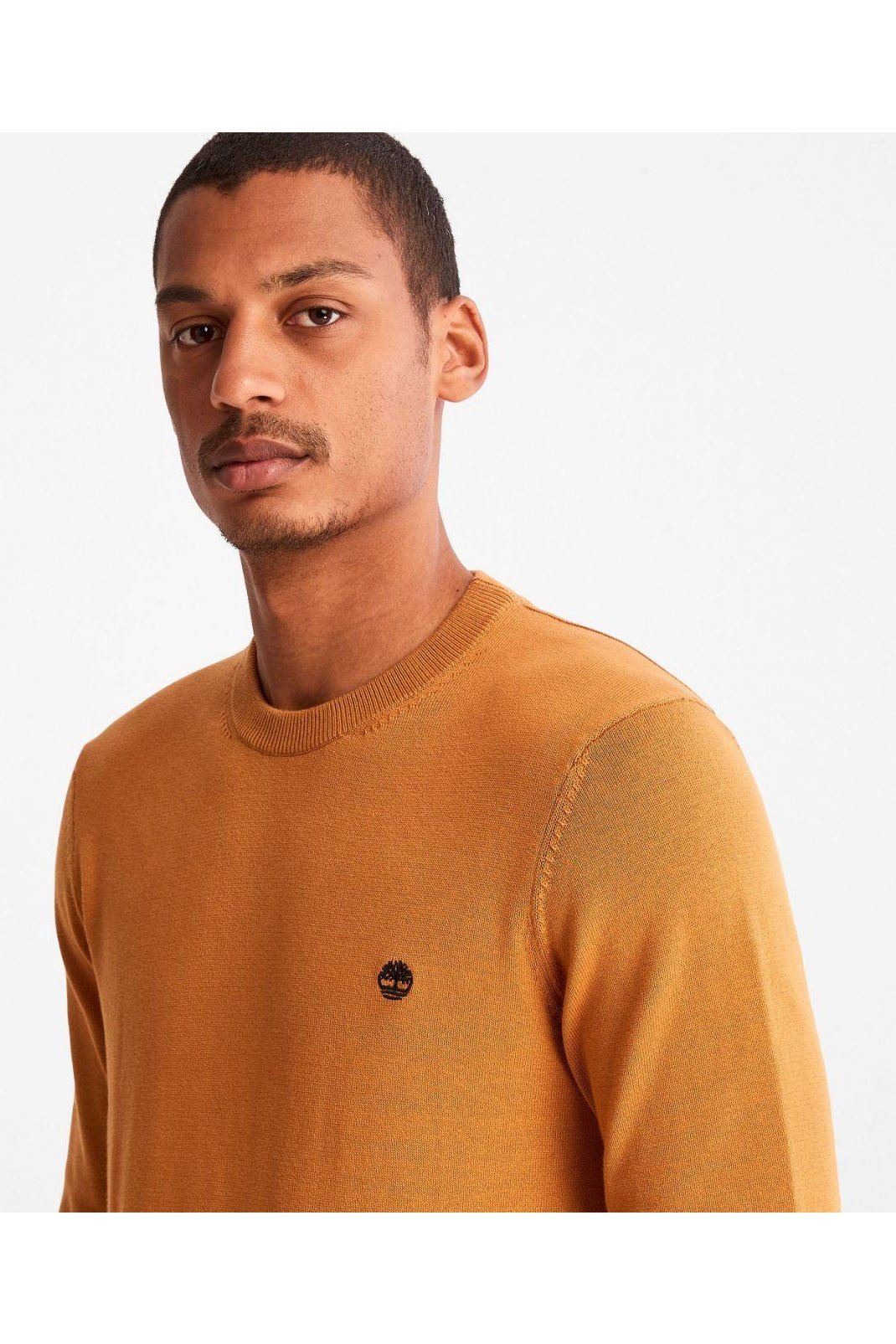 TIMBERLAND - סריג CREW NECK בצבע קאמל - MASHBIR//365