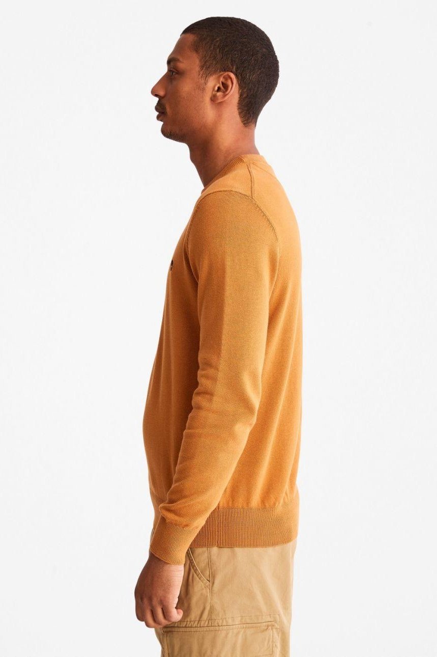 TIMBERLAND - סריג CREW NECK בצבע קאמל - MASHBIR//365