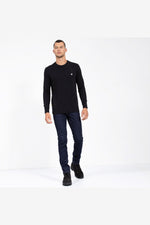 TIMBERLAND - סריג CREW NECK בצבע שחור - MASHBIR//365