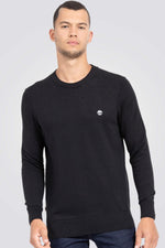 TIMBERLAND - סריג CREW NECK בצבע שחור - MASHBIR//365