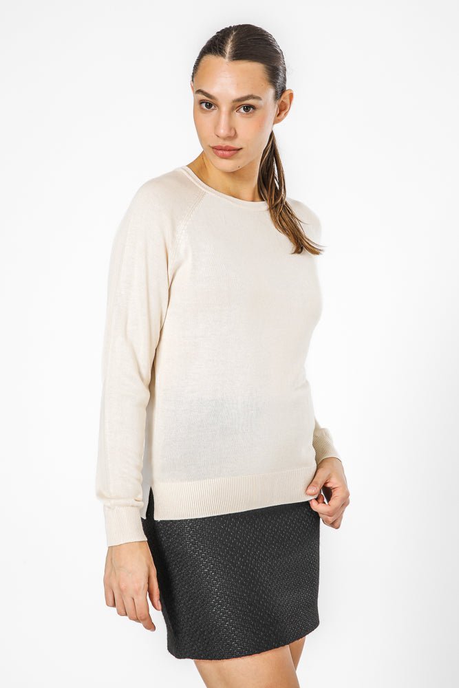  סריג דק בצבע קרם | קנת קול