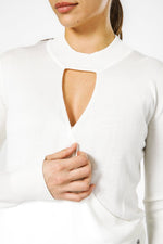 סריג דק בצבע קרם | קנת קול
