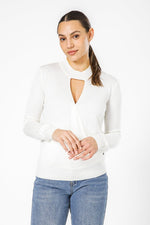 סריג דק בצבע קרם | קנת קול
