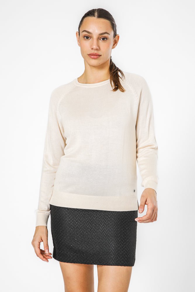  סריג דק בצבע קרם | קנת קול