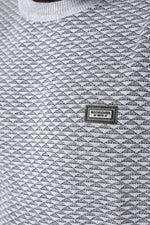 SCORCHER - סריג ג'קארד בצבע אפור - MASHBIR//365