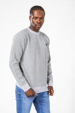 SCORCHER - סריג ג'קארד בצבע אפור - MASHBIR//365