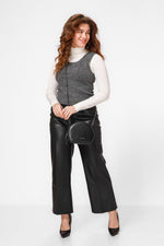 KENNETH COLE - סריג גופיה בצבע אפור - MASHBIR//365