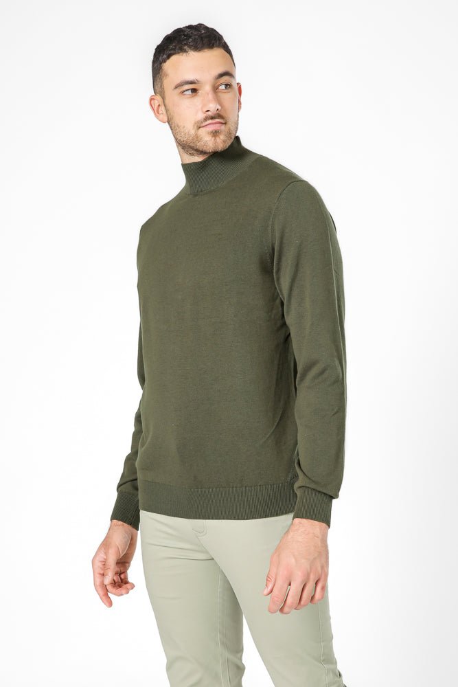 KENNETH COLE - סריג גולף צווארון גבוה - MASHBIR//365