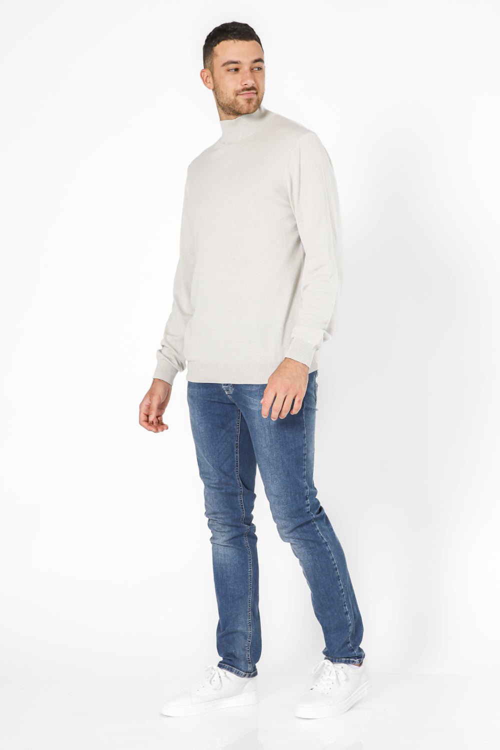 KENNETH COLE - סריג גולף צווארון גבוה - MASHBIR//365