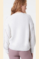 ETAM - סריג קרדיגן BABA אפור בהיר - MASHBIR//365