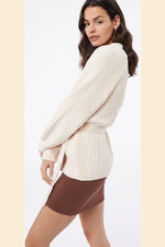 ETAM - סריג קרדיגן CHENNA קרם - MASHBIR//365