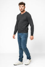 KENNETH COLE - סריג LAMBSWOOL בצבע אפור - MASHBIR//365