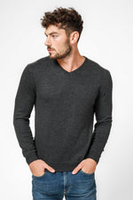 KENNETH COLE - סריג LAMBSWOOL בצבע אפור - MASHBIR//365