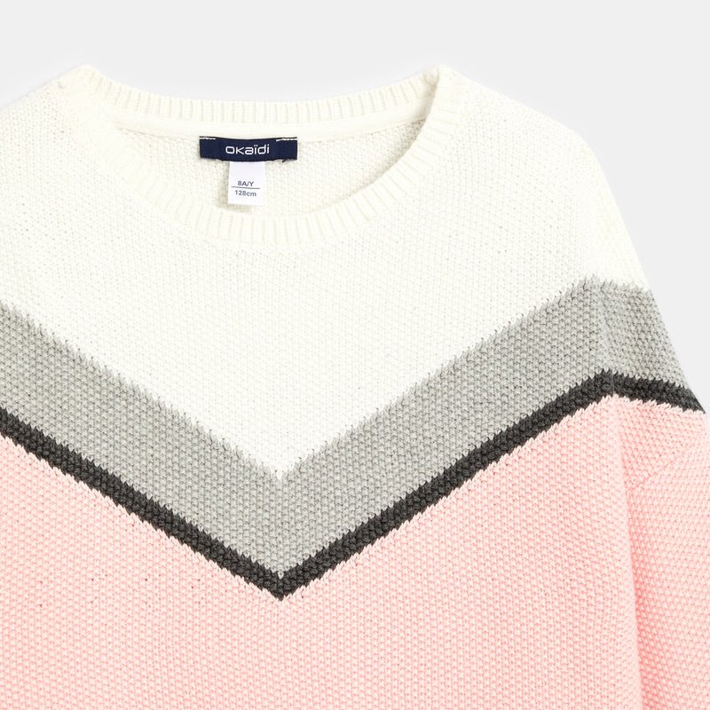 OKAIDI - סריג לבנות בצבע ורוד - MASHBIR//365