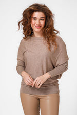 KENNETH COLE - סריג עטלף בצבע בז' - MASHBIR//365