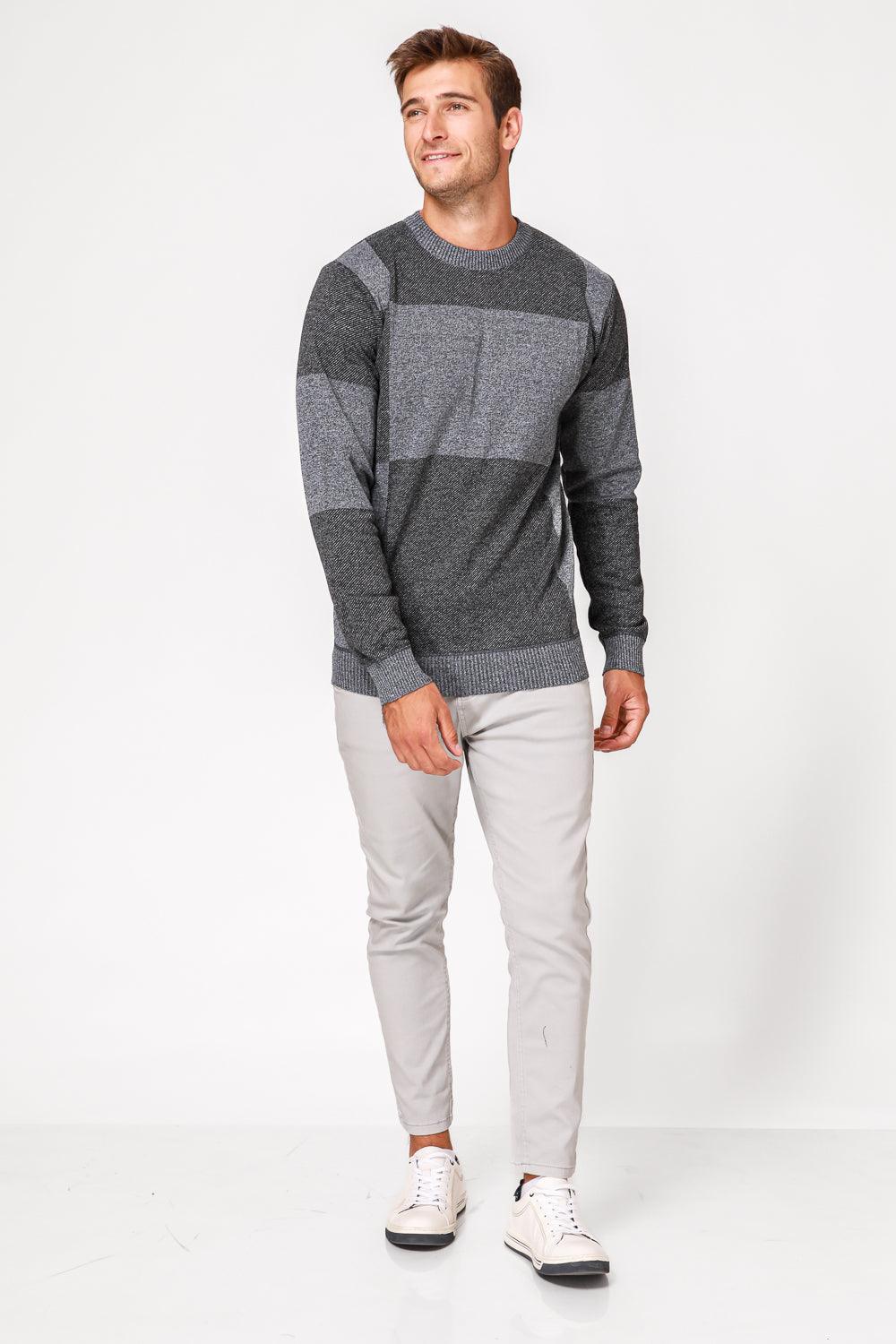 SCORCHER - סריג משבצות בצבע אפור - MASHBIR//365