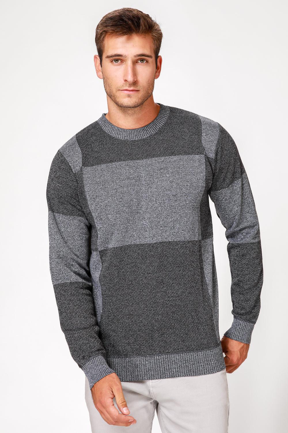 SCORCHER - סריג משבצות בצבע אפור - MASHBIR//365