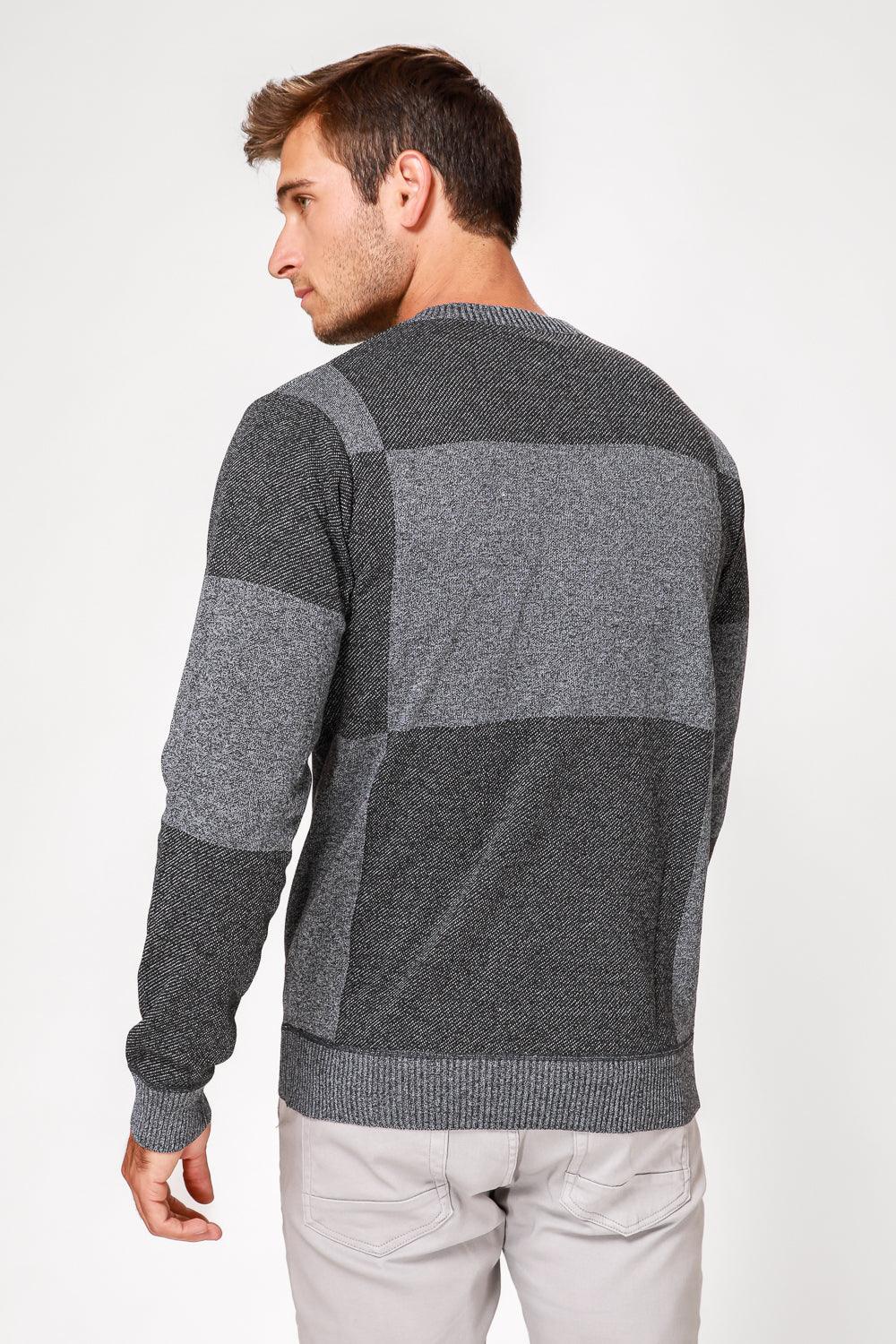 SCORCHER - סריג משבצות בצבע אפור - MASHBIR//365