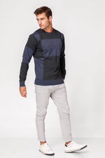 SCORCHER - סריג משבצות בצבע כחול - MASHBIR//365