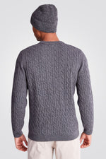 TIMBERLAND - סריג צמות עם רקמת לוגו המותג בצד - MASHBIR//365