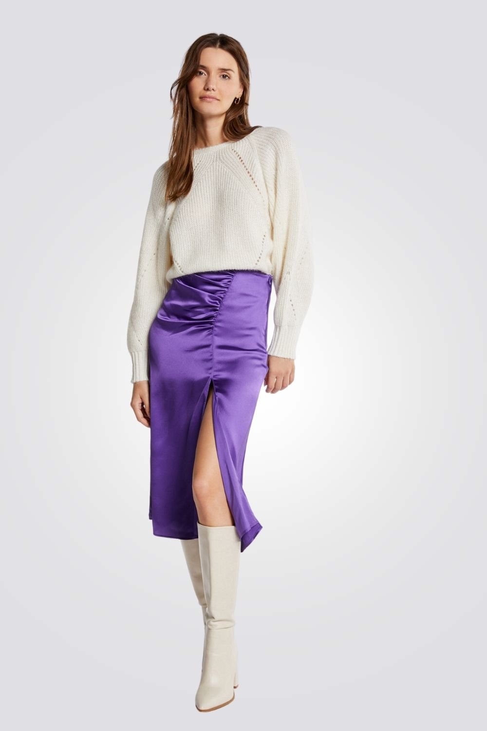 MORGAN - סריג נשים בצבע אבן - MASHBIR//365