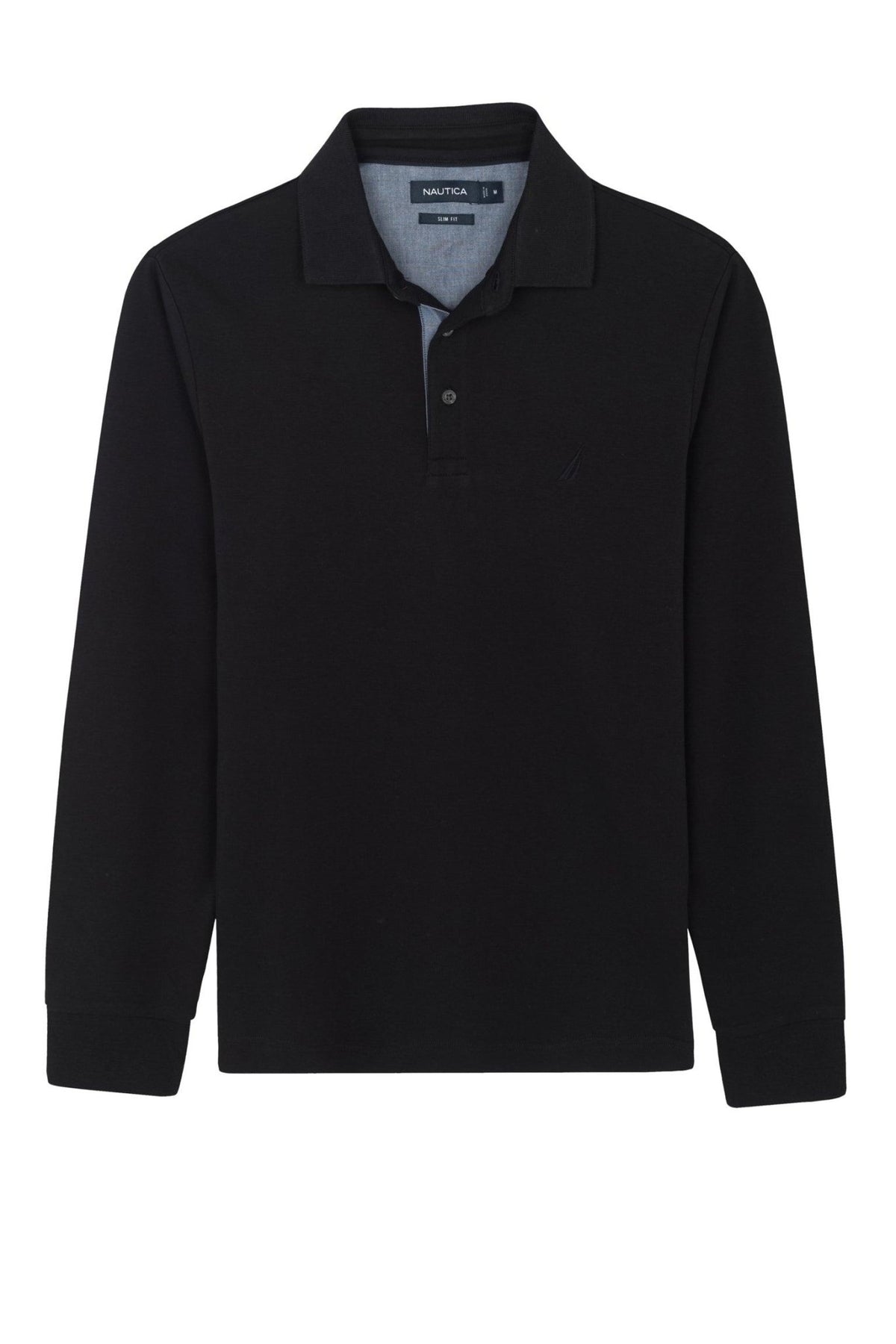 NAUTICA - סריג POLO לגבר בצבע שחור - MASHBIR//365