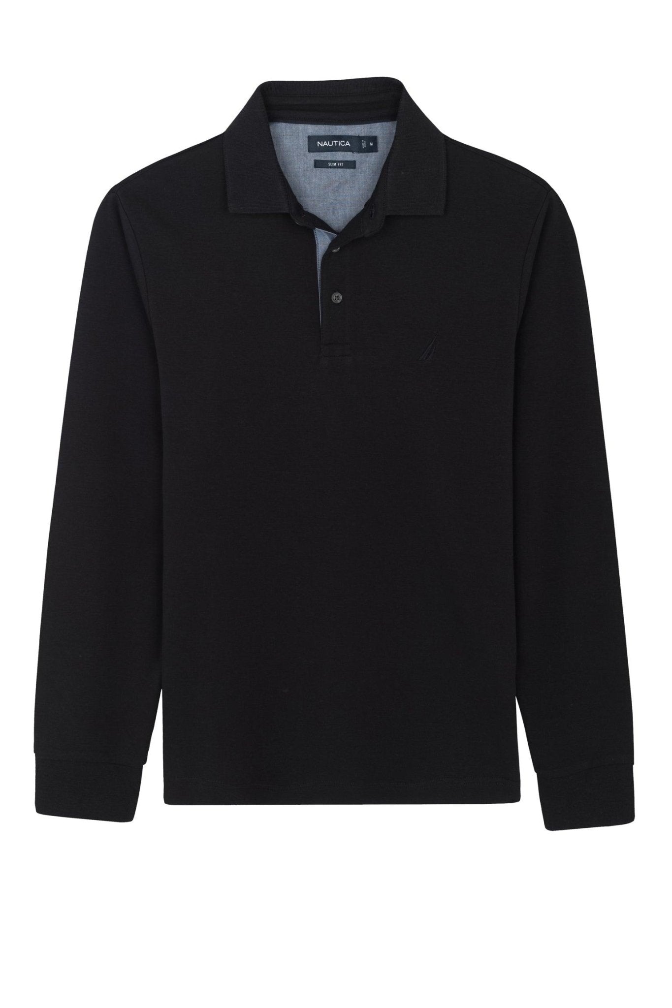 NAUTICA - סריג POLO לגבר בצבע שחור - MASHBIR//365