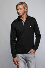 NAUTICA - סריג POLO לגבר בצבע שחור - MASHBIR//365