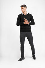 KENNETH COLE - סריג PROMO V שחור - MASHBIR//365