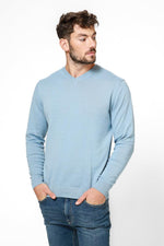 KENNETH COLE - סריג PROMO V תכלת - MASHBIR//365