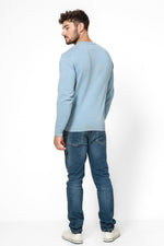 KENNETH COLE - סריג PROMO V תכלת - MASHBIR//365