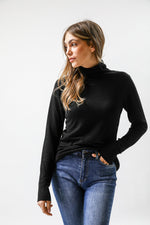 KENNETH COLE - סריג T NECK שחור - MASHBIR//365