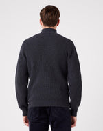 WRANGLER - סריג צווארון גולף בצבע אפור - MASHBIR//365