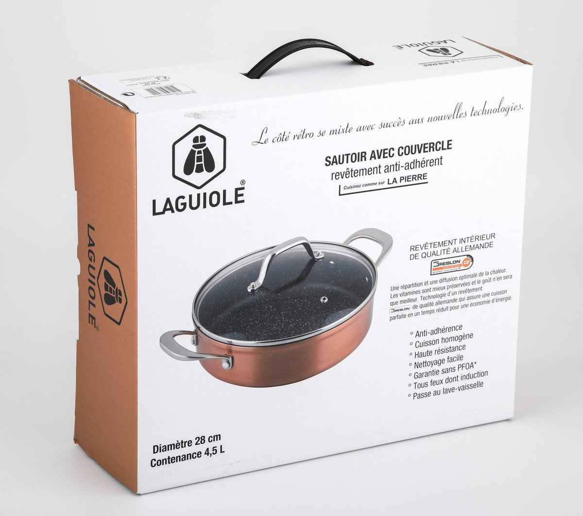 Laguiole - סוטאז' 28 ס"מ אבן שיש דמוי נחושת - MASHBIR//365