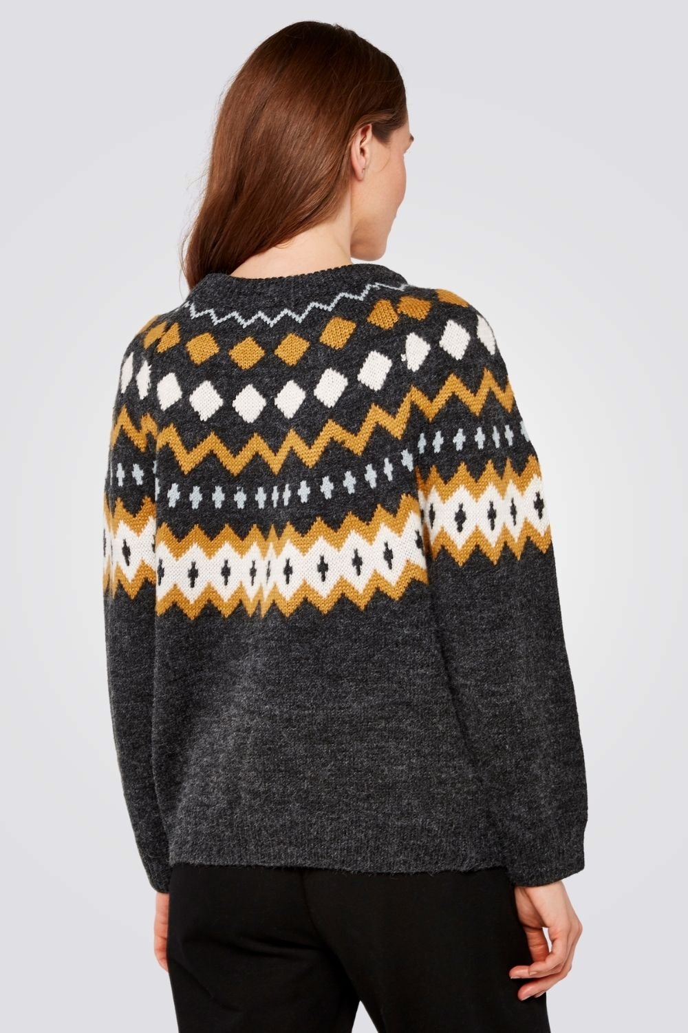 APRICOT - סוודר אפור עם עיטורים - MASHBIR//365