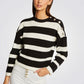MORGAN - סוודר נשים בצבעים שחור לבן - MASHBIR//365 - 1