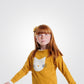 OKAIDI - סוודר חתול רקום בצבע צהוב לילדות - MASHBIR//365 - 4