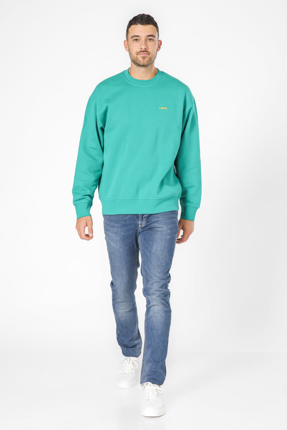 LEVI'S - סווטישירט לגבר בצבע טורקיז - MASHBIR//365