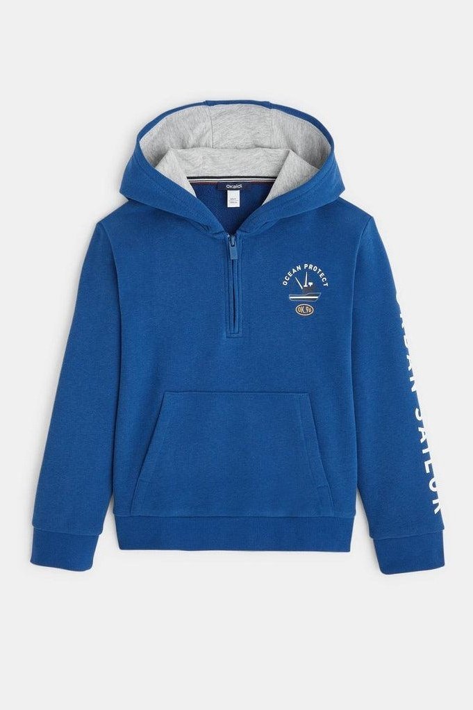 OKAIDI - סווטשירט אוושן בצבע כחול - MASHBIR//365