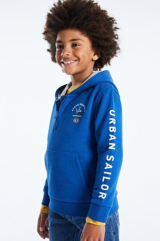 OKAIDI - סווטשירט אוושן בצבע כחול - MASHBIR//365