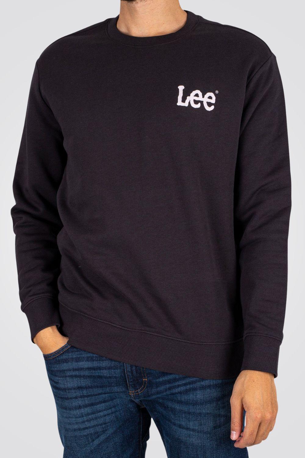 LEE - סווטשירט בצבע אפור כהה - MASHBIR//365