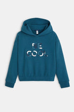 OKAIDI - סווטשירט בי קול בצבע כחול לילדות - MASHBIR//365