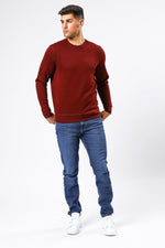 NAUTICA - סווטשירט בורדו לוגו רקום - MASHBIR//365