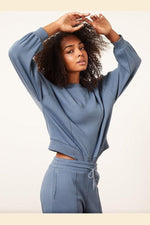 ETAM - סווטשירט CARMELA כחול - MASHBIR//365