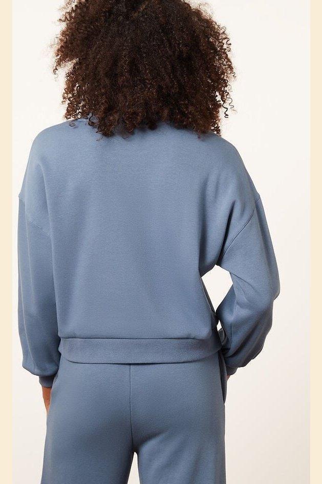 ETAM - סווטשירט CARMELA כחול - MASHBIR//365